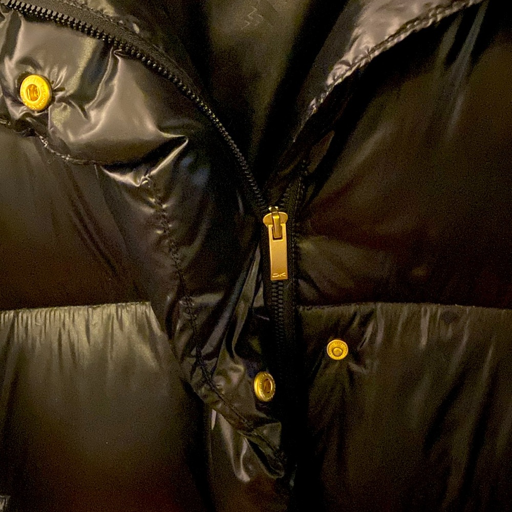 DONNA KARAN GENUINE GOOSE FEATHER DOWN puffer coat - Picture 7 of 8